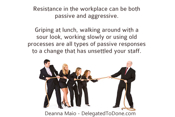 4 Types Of People That Might Resist Change In The Workplace