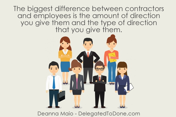 The Difference Between Managing Contractors and Managing Employees